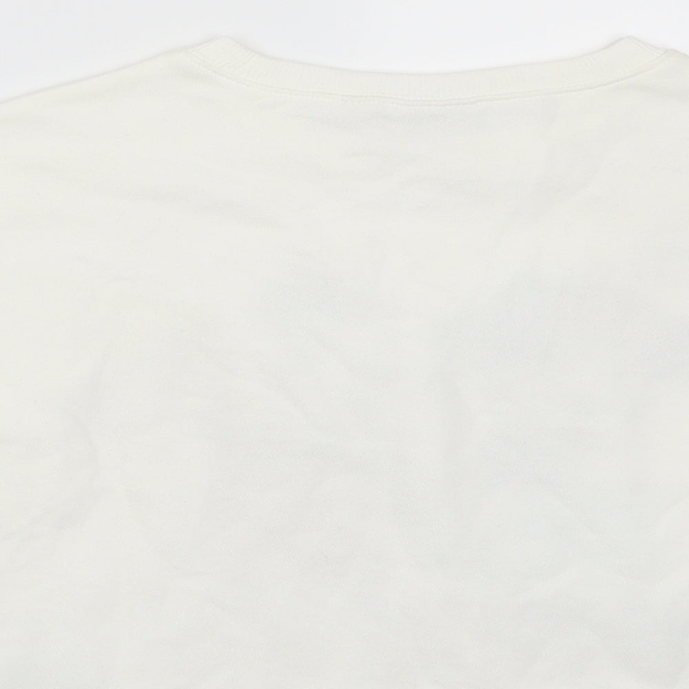 NEXT Girls White   Pullover Sweatshirt Size 4 Years  - Disney Mickey Mouse Minnie Mouse