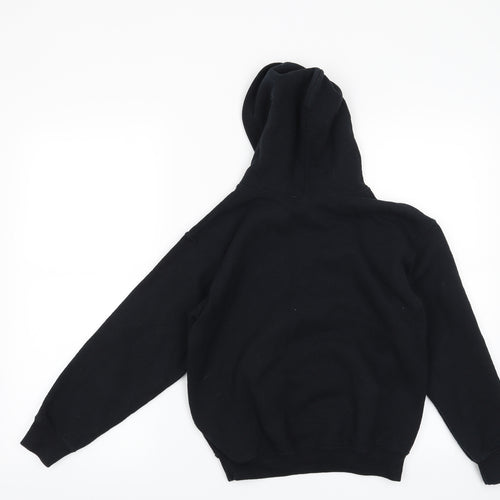 Gildan Boys Black   Pullover Hoodie Size M