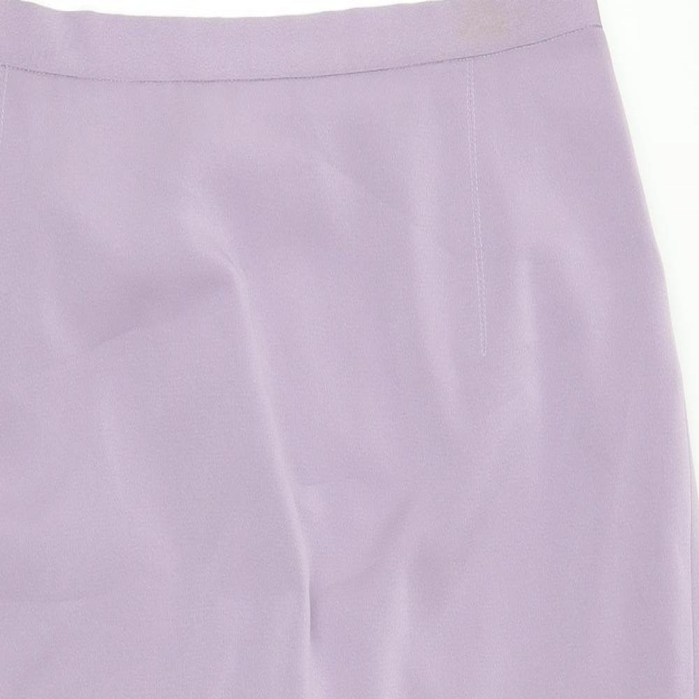 Jacques Vert Womens Purple   Straight & Pencil Skirt Size 16