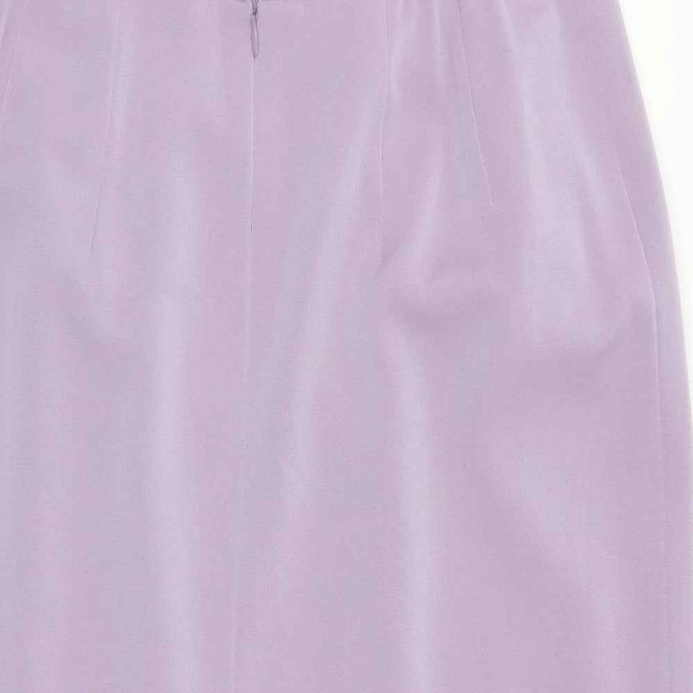 Jacques Vert Womens Purple   Straight & Pencil Skirt Size 16