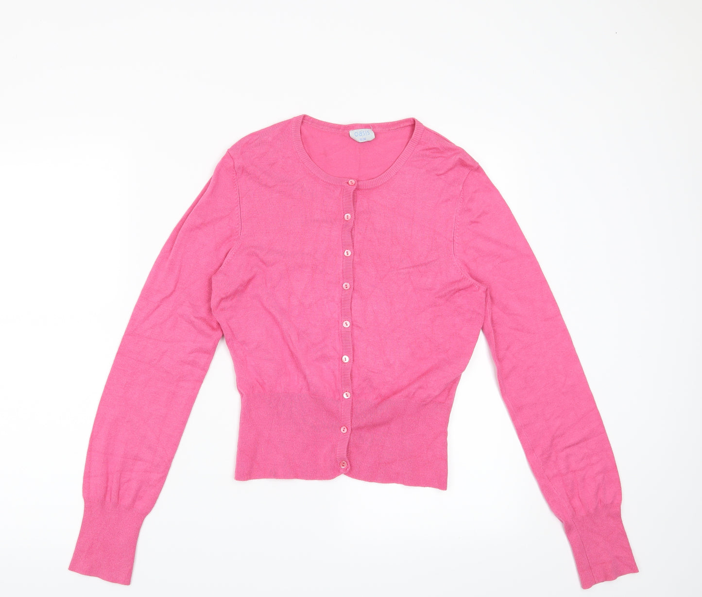 Oasis Womens Pink   Cardigan Jumper Size 12