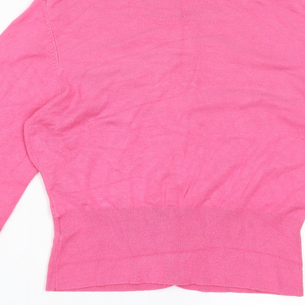 Oasis Womens Pink   Cardigan Jumper Size 12