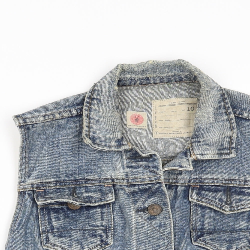 AllSaints Womens Blue   Jacket  Size 10
