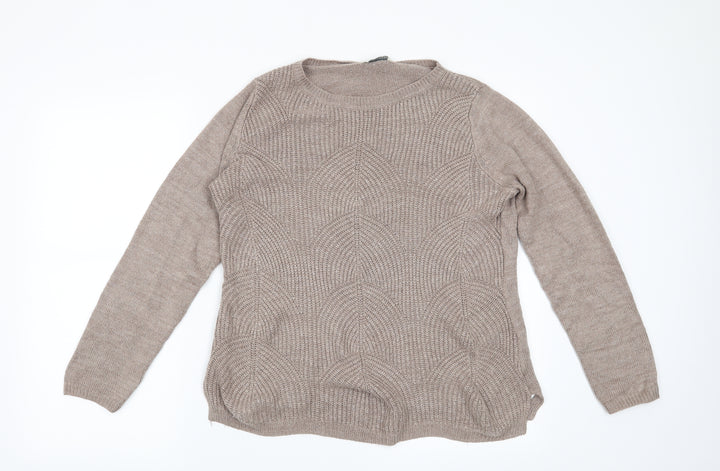 BHS Womens Brown   Pullover Jumper Size 14