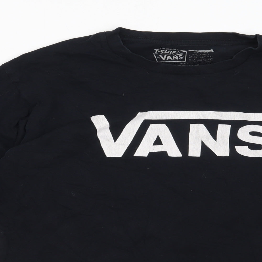 VANS Mens Blue    T-Shirt Size M