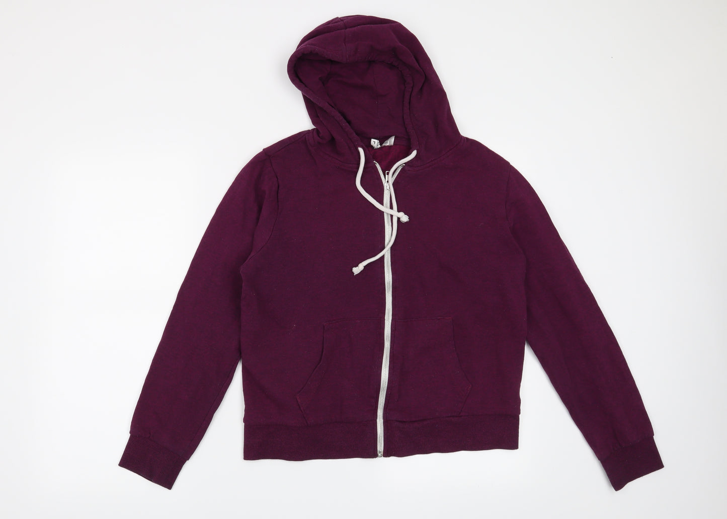 H&M Womens Purple   Full Zip Hoodie Size L