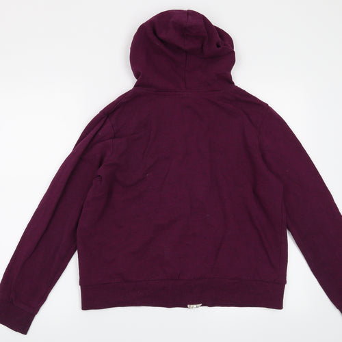 H&M Womens Purple   Full Zip Hoodie Size L