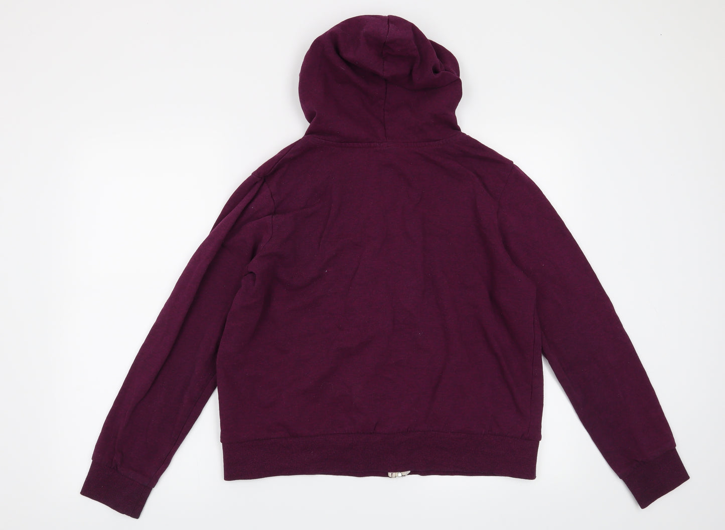 H&M Womens Purple   Full Zip Hoodie Size L