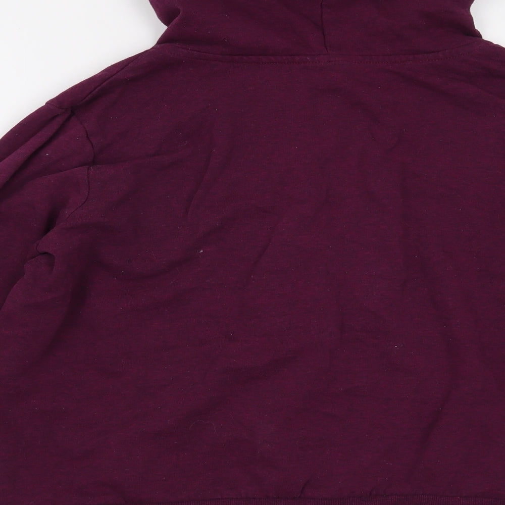 H&M Womens Purple   Full Zip Hoodie Size L