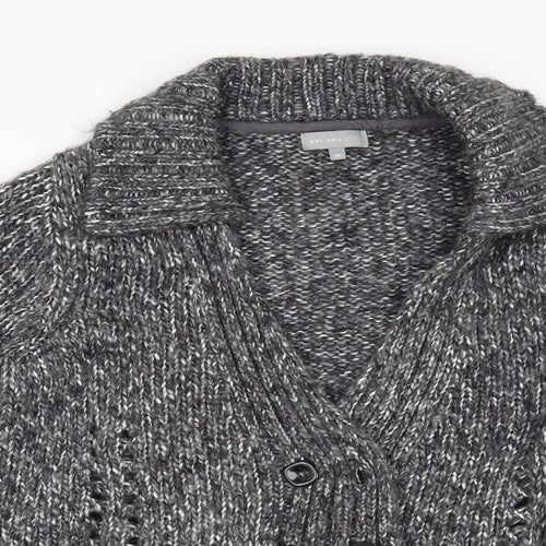 Per Una Womens Grey   Cardigan Jumper Size M