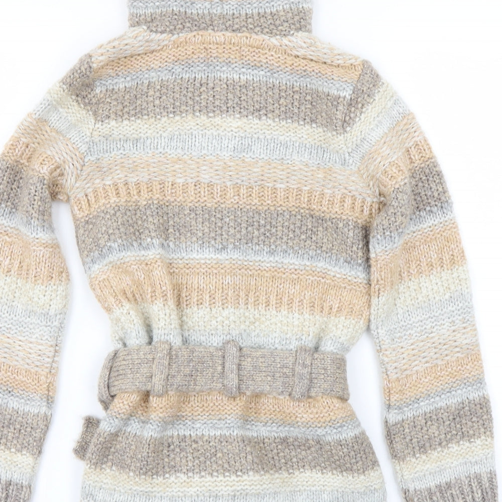 NEXT Girls Beige   Cardigan Jumper Size 7-8 Years