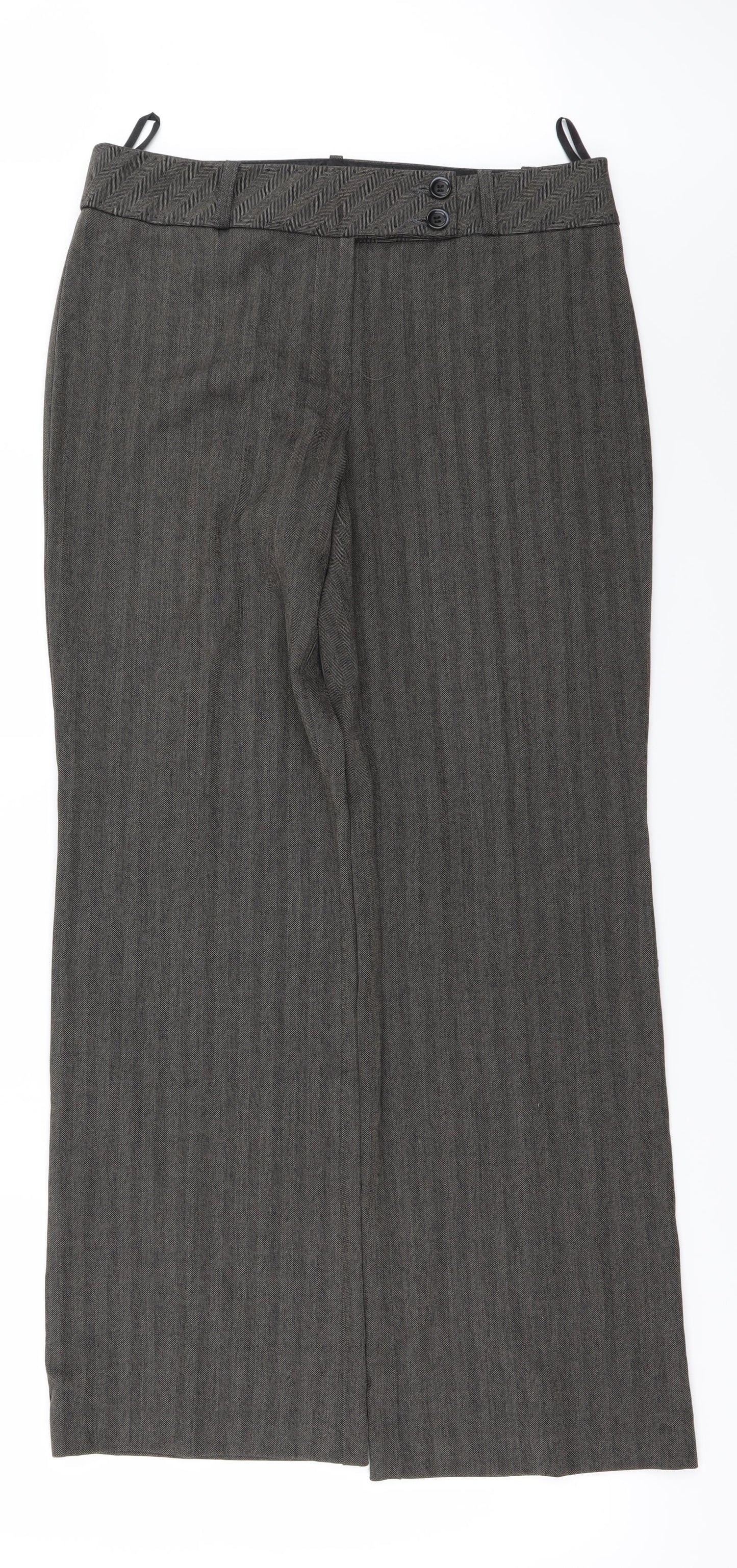 Principles Womens Brown   Trousers  Size 12 L29 in