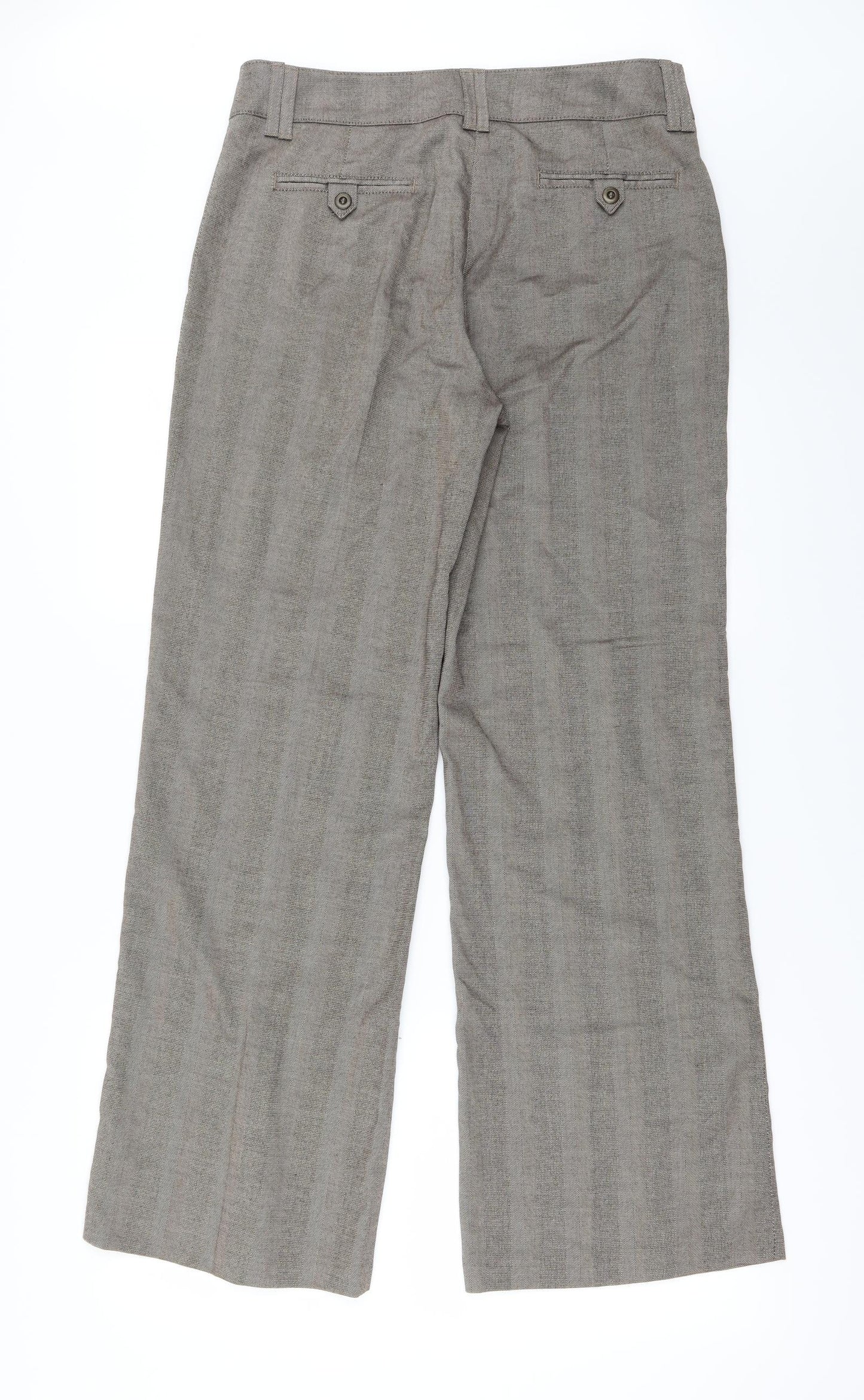 Per Una Womens Brown   Trousers  Size 12 L29 in