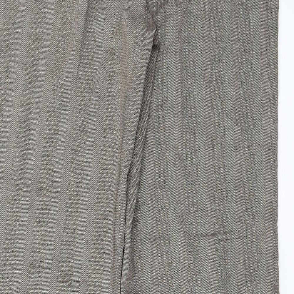 Per Una Womens Brown   Trousers  Size 12 L29 in