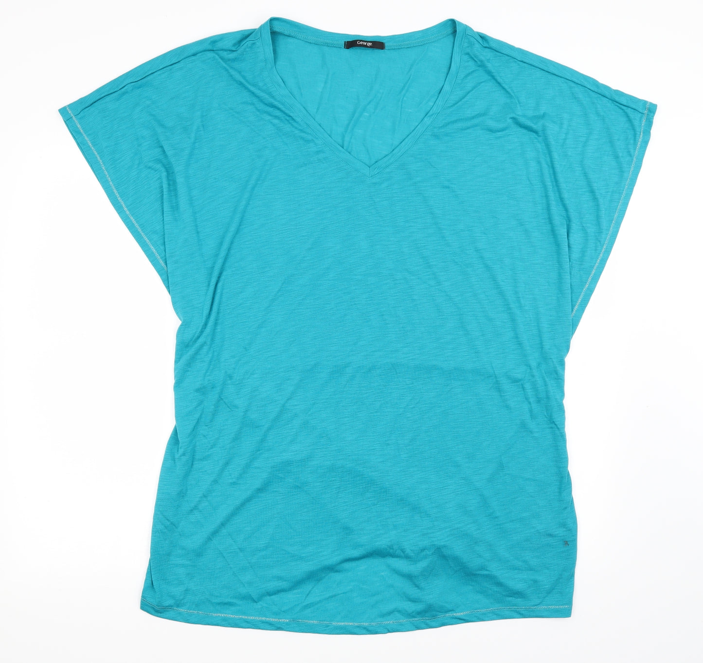 George Womens Green   Basic T-Shirt Size L