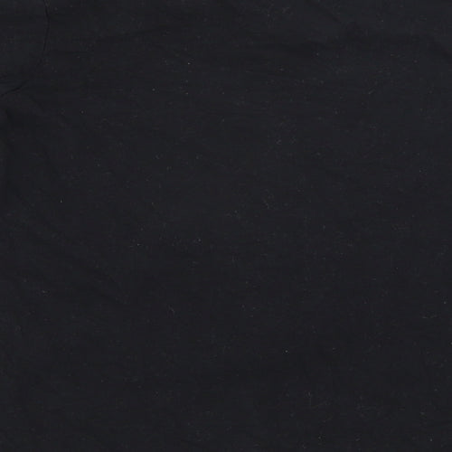 George Boys Black   Basic T-Shirt Size 7-8 Years