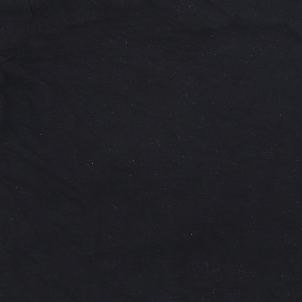 George Boys Black   Basic T-Shirt Size 7-8 Years