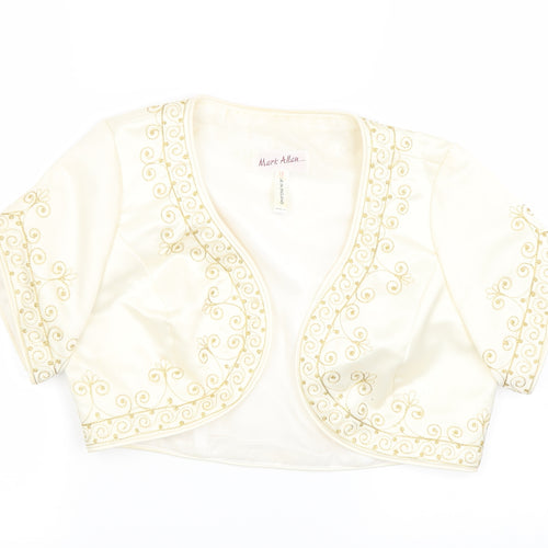 mark allan Womens Ivory   Cardigan Jumper Size 12