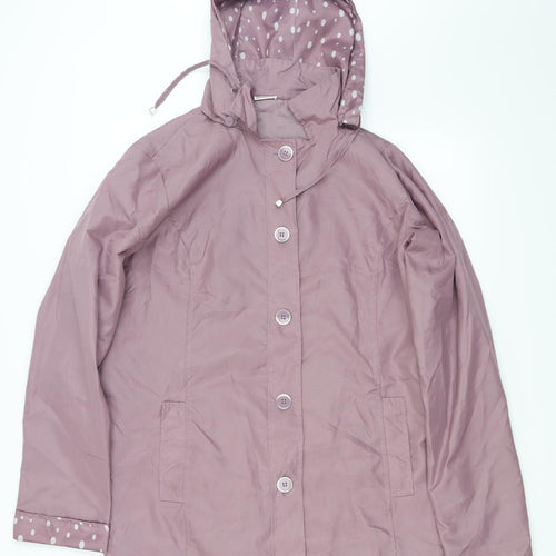 Anne De Lancay  Womens Pink   Jacket Coat Size 12
