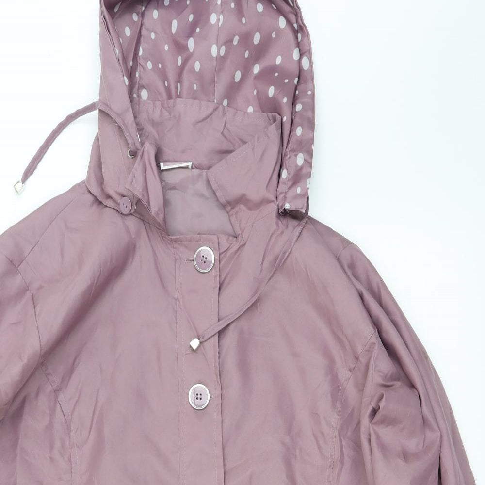 Anne De Lancay  Womens Pink   Jacket Coat Size 12