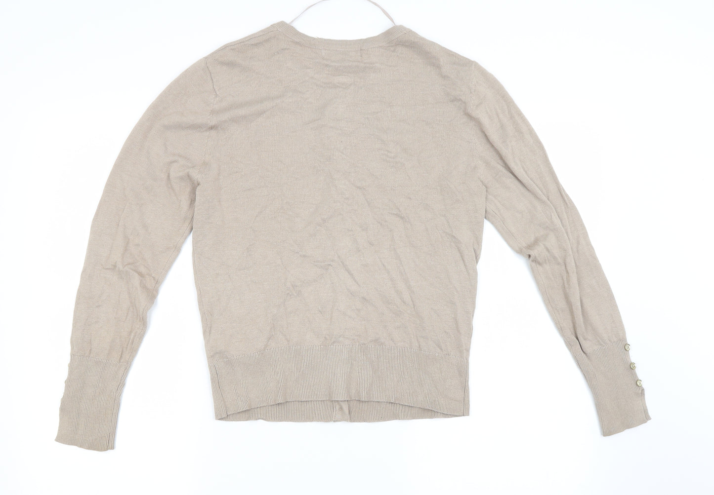 Primark Womens Beige   Cardigan Jumper Size S