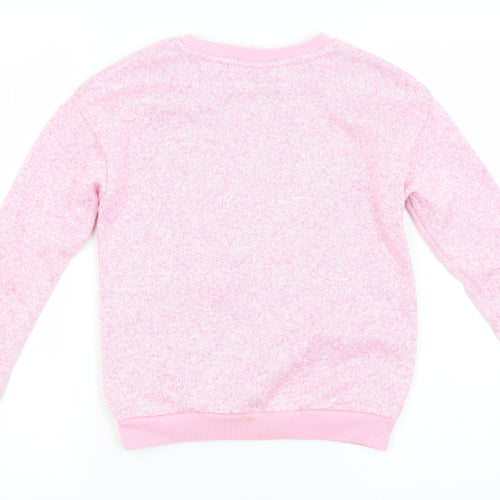 George Girls Pink   Pullover Jumper Size 8-9 Years