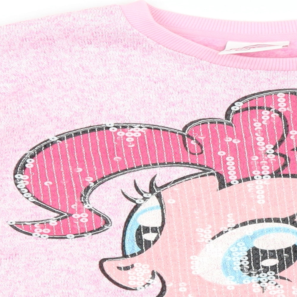 George Girls Pink   Pullover Jumper Size 8-9 Years