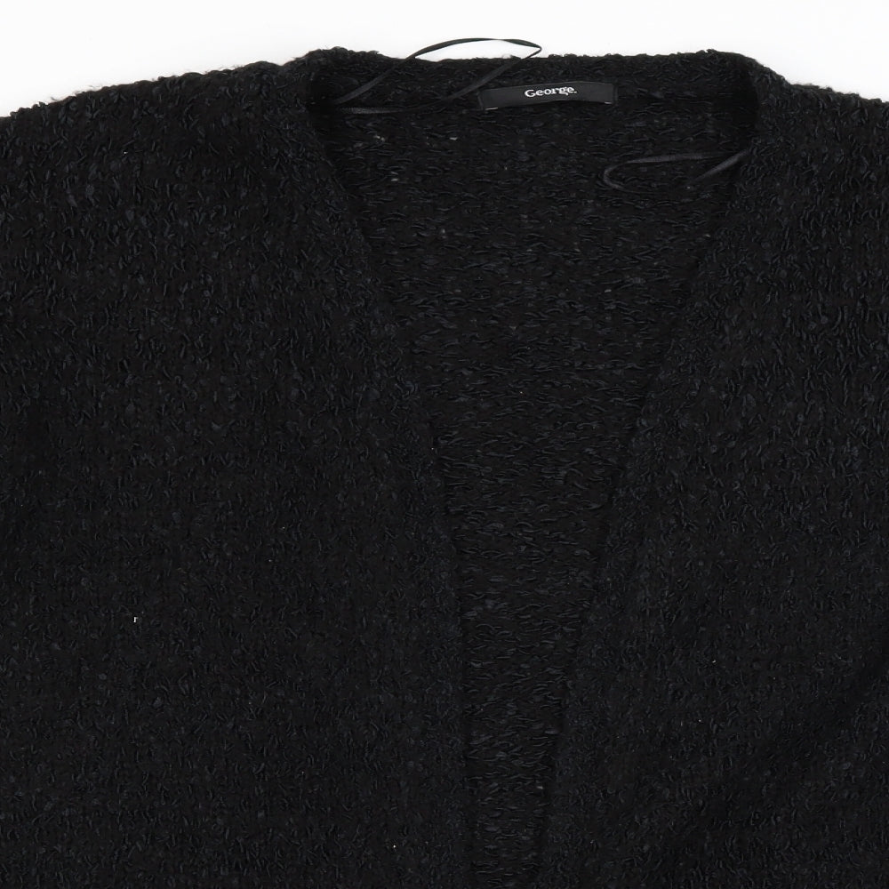 George Womens Black   Cardigan Jumper Size 16