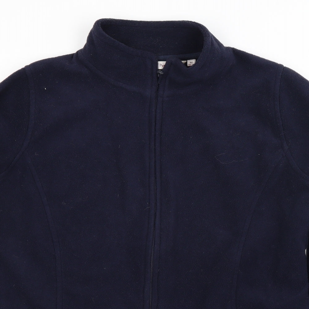 EWM Womens Blue   Full Zip Jumper Size M