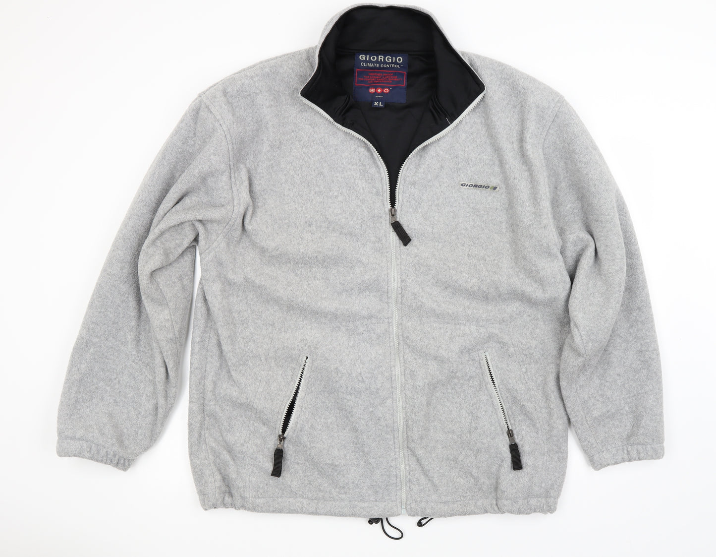 Giorgio Mens Grey   Full Zip Jumper Size XL