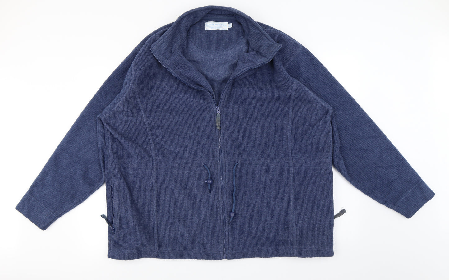 Compliments  Womens Blue   Full Zip Jumper Size XL