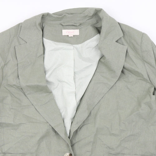 NEXT Womens Beige   Jacket Blazer Size 14