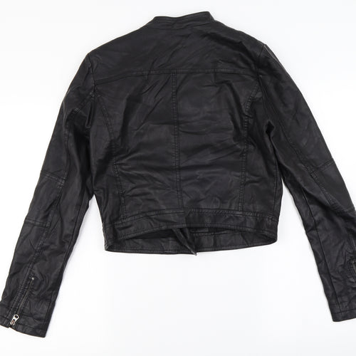 Topshop Womens Black   Jacket Coat Size 12