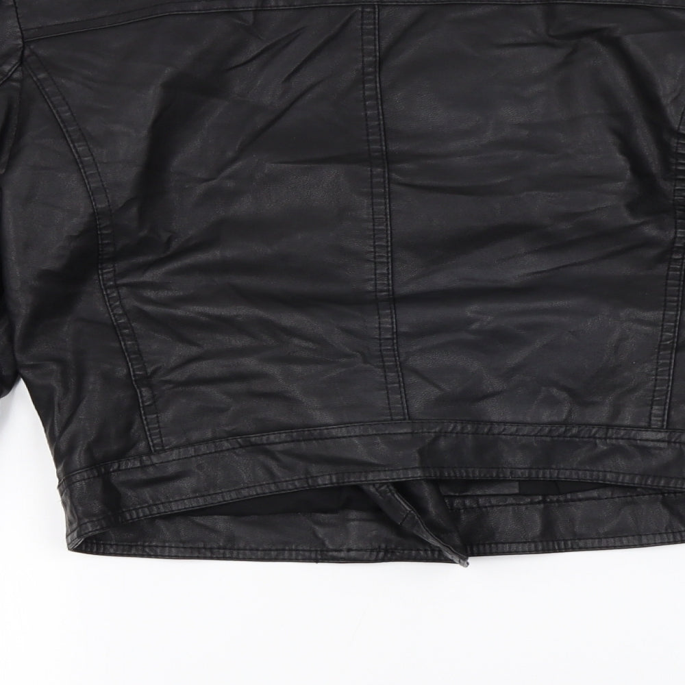 Topshop Womens Black   Jacket Coat Size 12