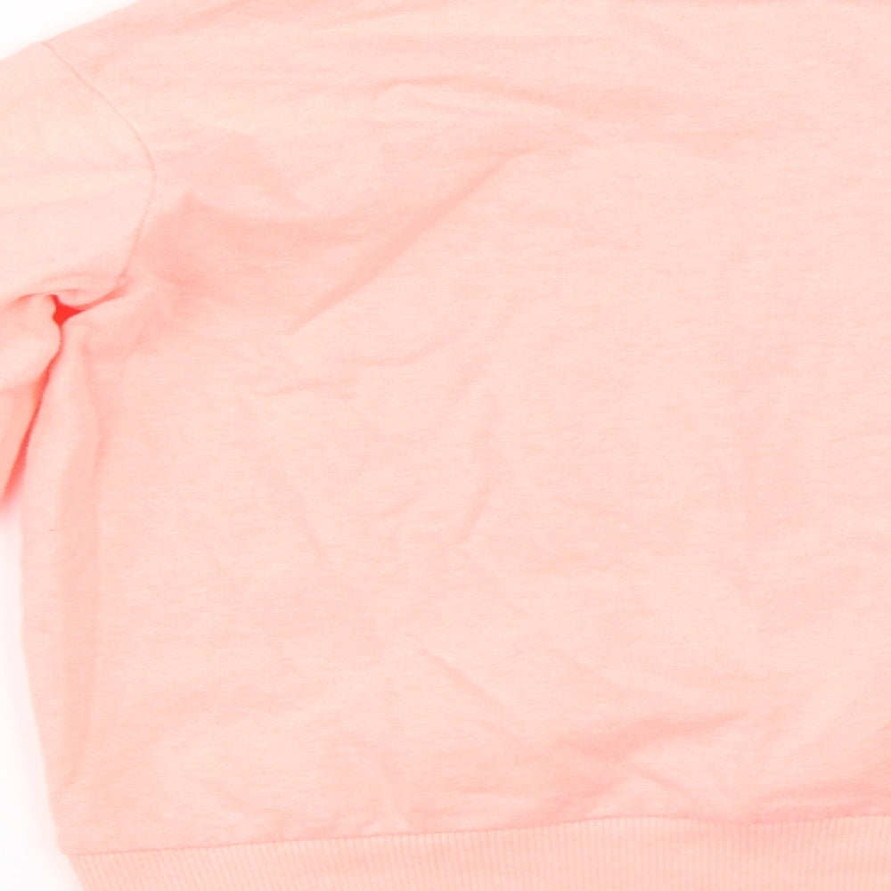 Preworn Girls Orange   Pullover Jumper Size 9 Years