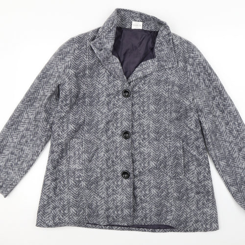 Anne De Lancay  Womens Grey   Jacket Coat Size S