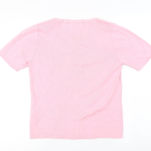 Jumper  Womens Pink   Pullover Jumper Size M
