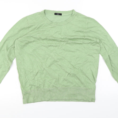 M&Co Womens Green   Pullover Jumper Size 14