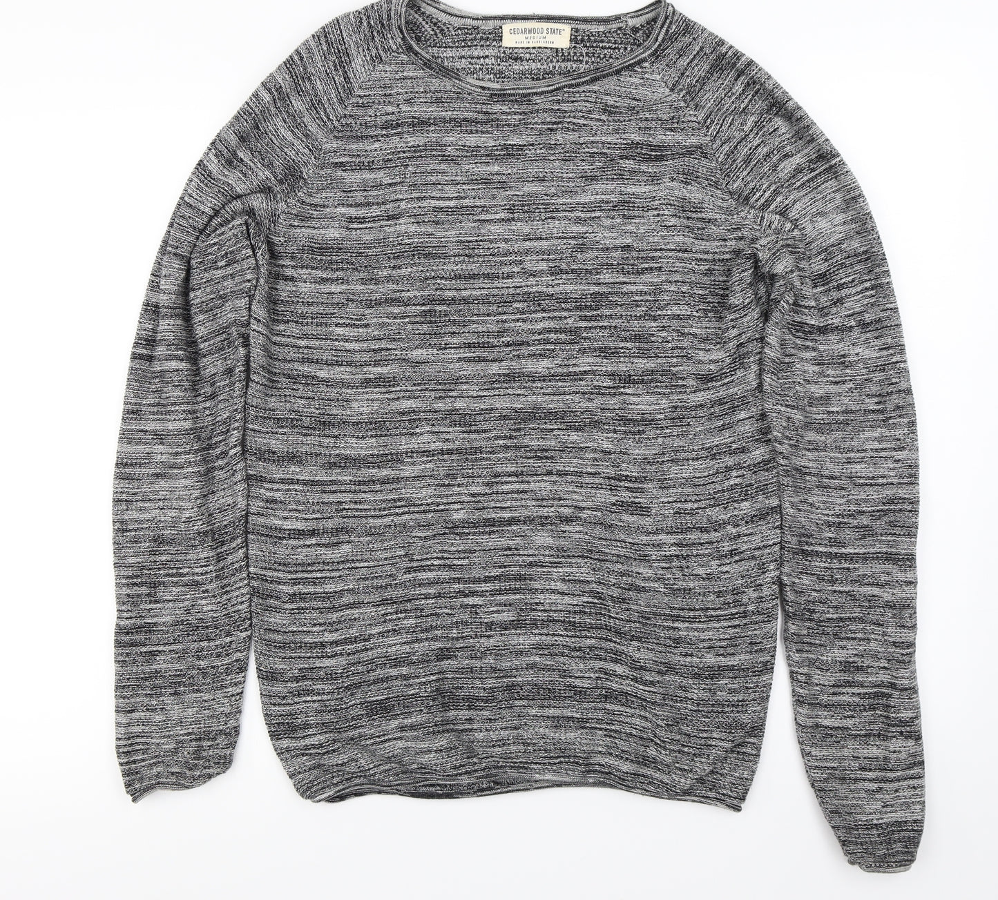 Cedar Wood State Mens Grey   Pullover Jumper Size M