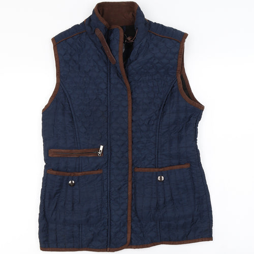 saloons Womens Blue   Jacket Coat Size S