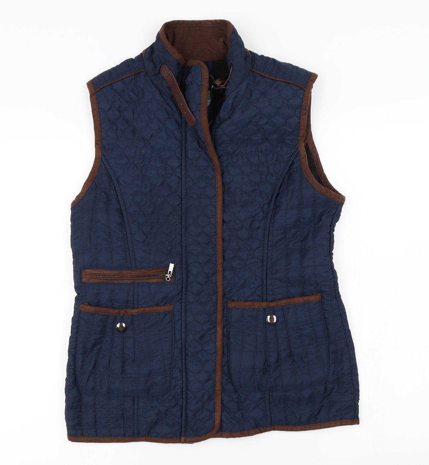 saloons Womens Blue   Jacket Coat Size S