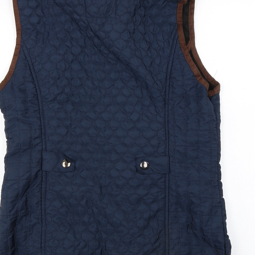 saloons Womens Blue   Jacket Coat Size S