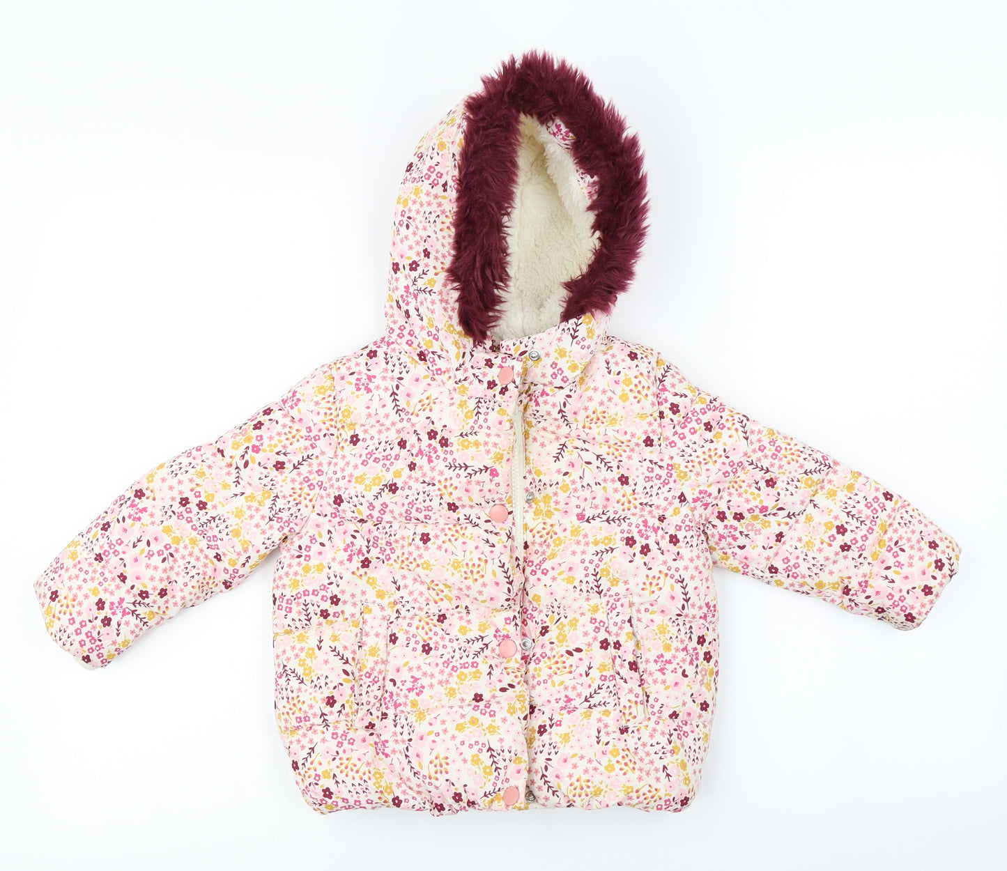 George Girls Ivory   Jacket Coat Size 2 Years