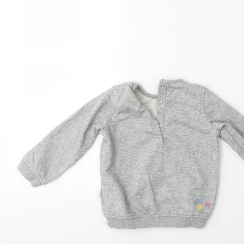 mamas & papas Boys Grey   Pullover Sweatshirt Size 2-3 Years