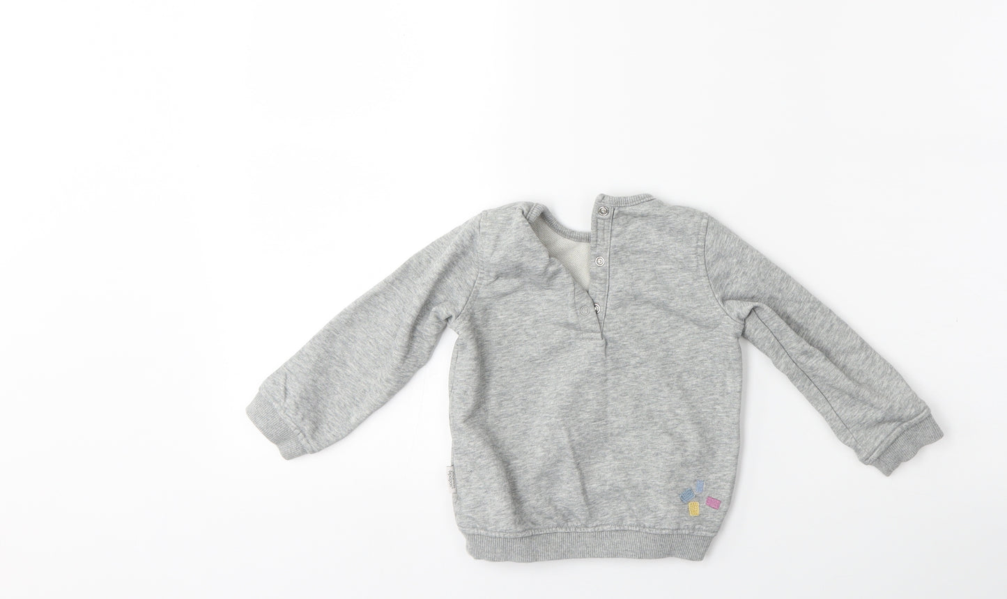 mamas & papas Boys Grey   Pullover Sweatshirt Size 2-3 Years