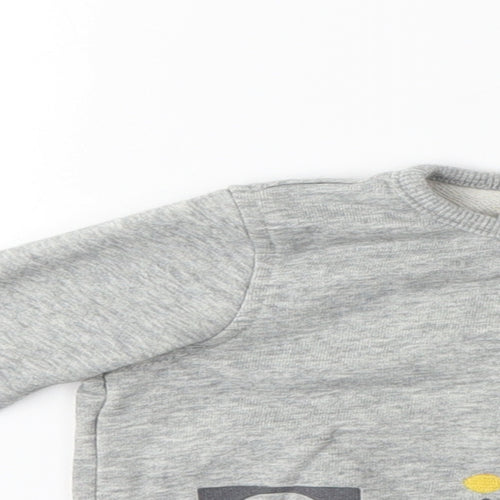 mamas & papas Boys Grey   Pullover Sweatshirt Size 2-3 Years