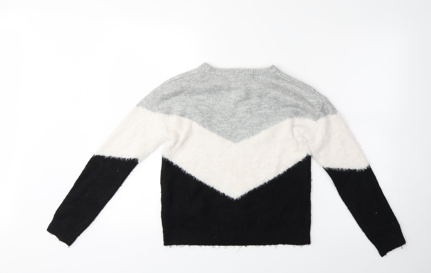 Primark Girls Multicoloured Colourblock  Pullover Jumper Size 11-12 Years