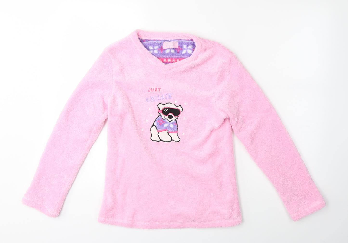 Primark Girls Pink   Pullover Jumper Size 8 Years