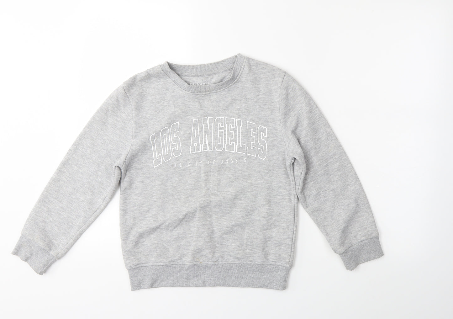 Primark Girls Grey   Pullover Jumper Size 9-10 Years