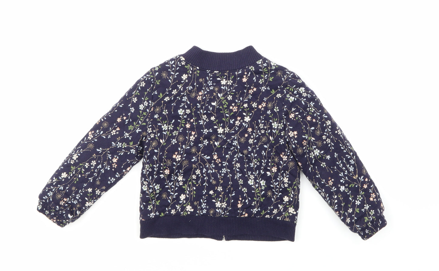 Baby gap Girls Multicoloured Floral  Jacket  Size 3 Years